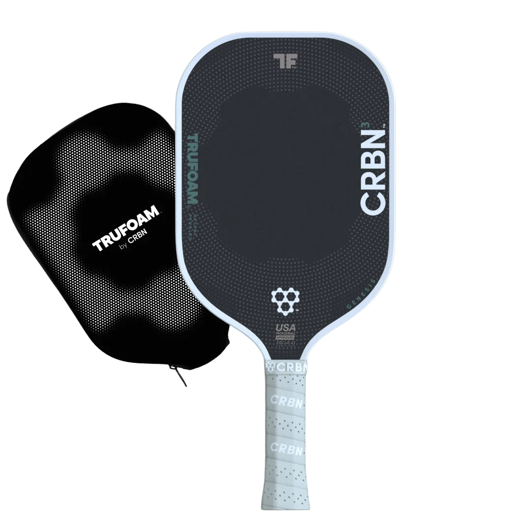 CRBN pickleball paddle with Trufoam technology as part of a larger collection of pickleball paddles for all players