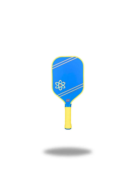 Series One Type A paddle model in vibrant blue and yellow, elongated 11mm design for optimal performance.