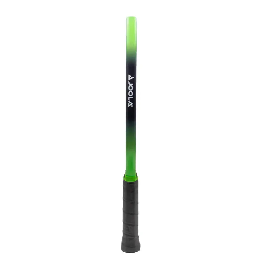 JOOLA Ben Johns Hyperion 3S 14mm pickleball paddle in green and black, optimized for power and performance.