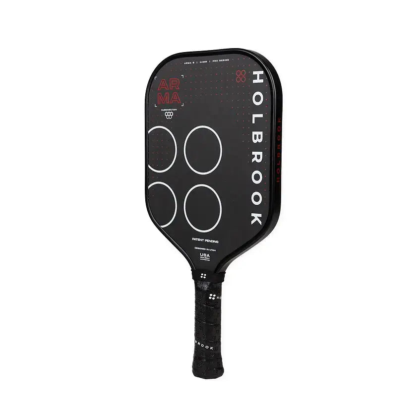 Holbrook ARMA paddle in black, featuring a sleek design, pre-order exclusive with 15% discount before June 10.