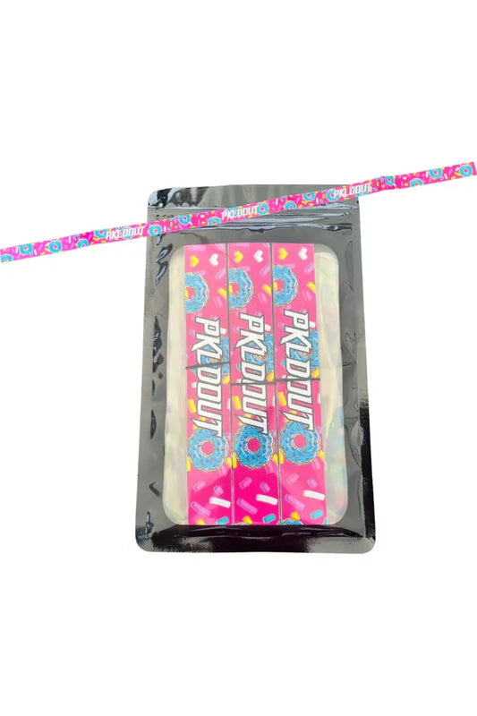 PKLDOUT full paddle edge tape packaging with colorful donut designs for paddle protection.