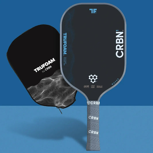 CRBN¹ TruFoam Waves (Elongated, Long Handle) paddle and cover, showcasing innovative foam core technology.