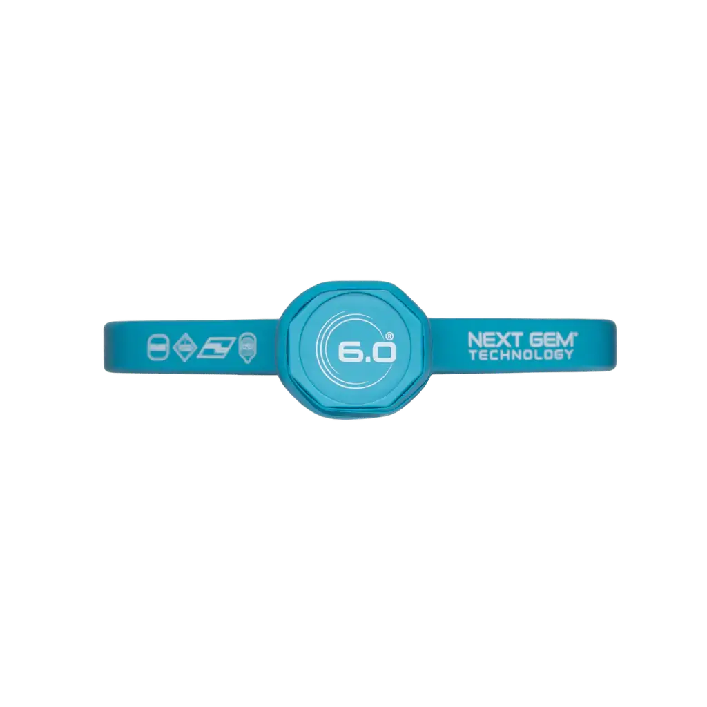 Six Zero Coral 16mm paddle featuring Next Gem Technology in vibrant teal color