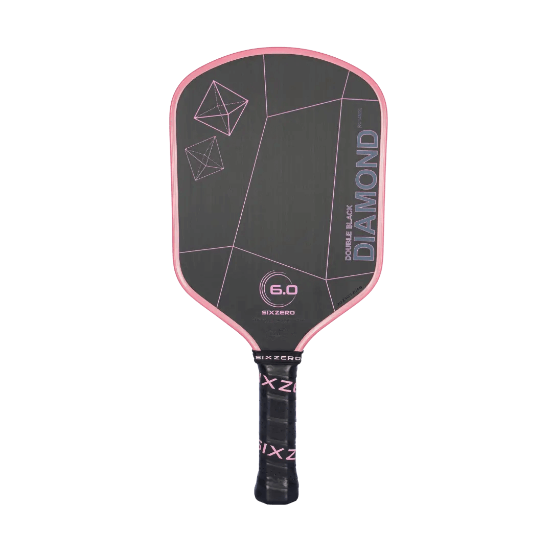 Six Zero Double Black Diamond Control paddle with revolutionary Raw Carbon Technology. Paddle of the Year 2023.