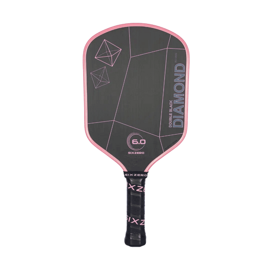 Six Zero Double Black Diamond Control paddle with revolutionary Raw Carbon Technology. Paddle of the Year 2023.