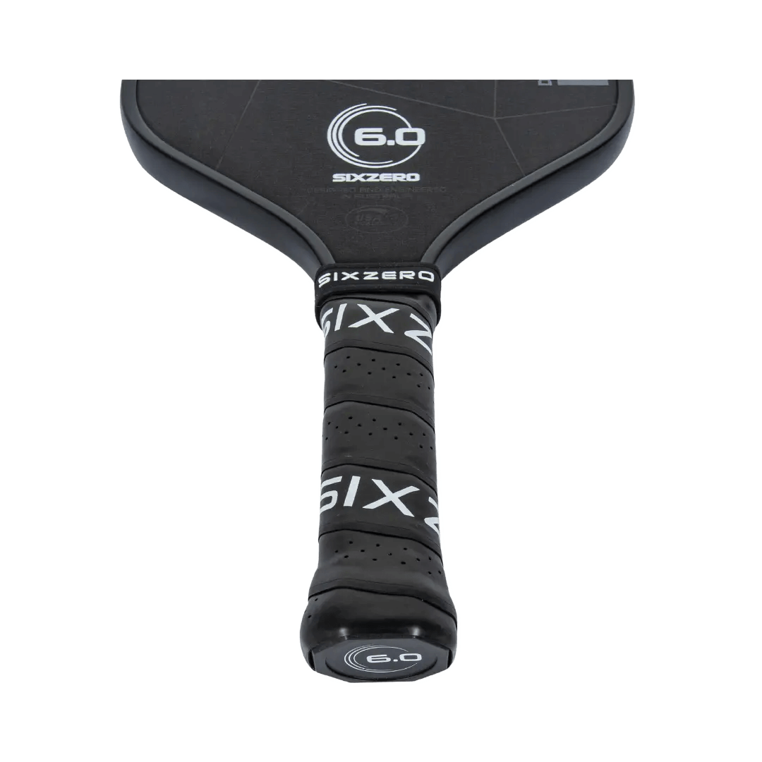 Six Zero Double Black Diamond paddle 2023 - engineered for precision and control with revolutionary Raw Carbon Technology.