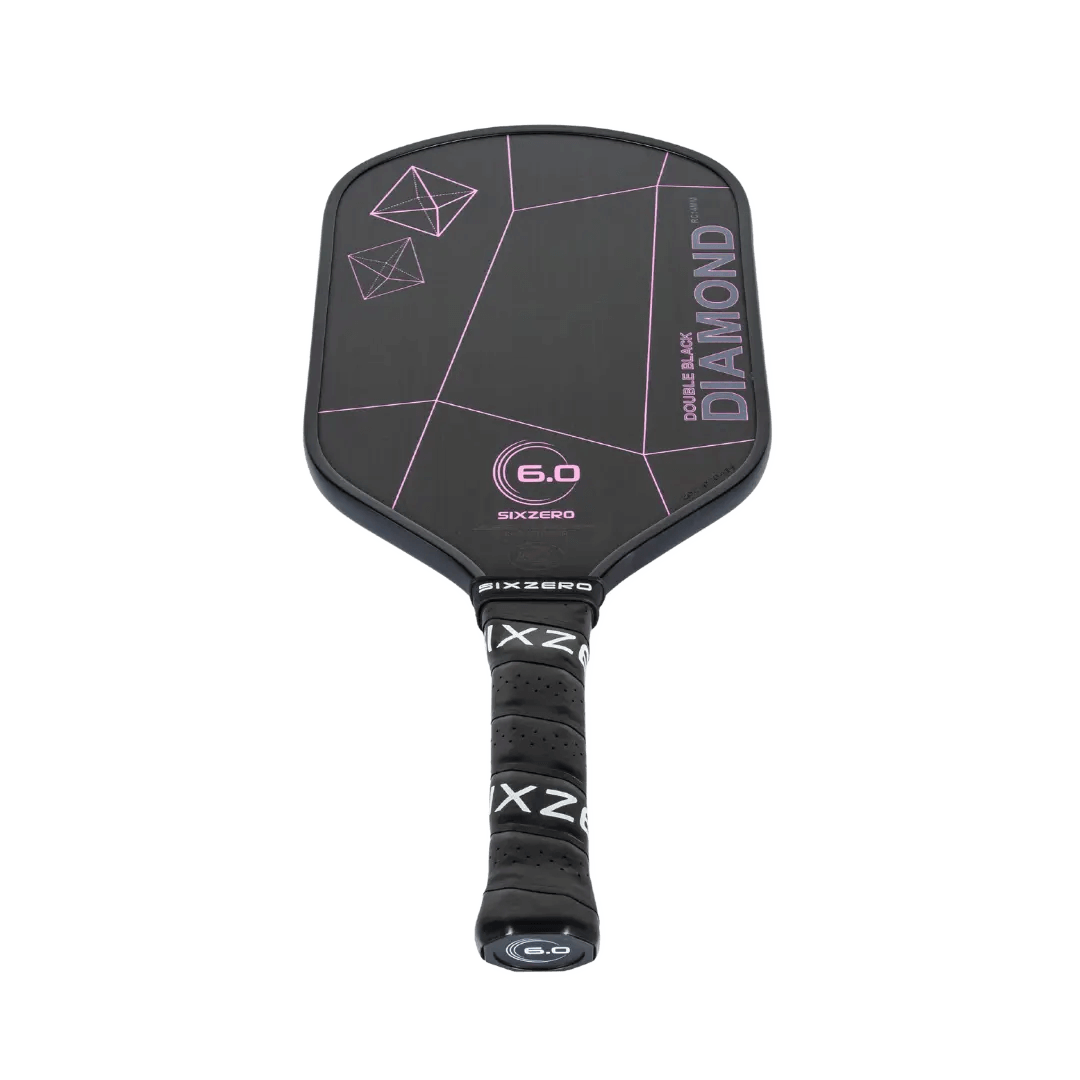 Paddle of the Year 2023 - Six Zero Double Black Diamond Control Paddle with Raw Carbon Technology for Precision and Power in Pickleball