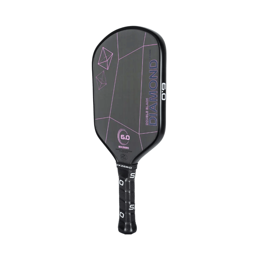Six Zero Double Black Diamond Paddle with Raw Carbon Technology for Precision and Control
