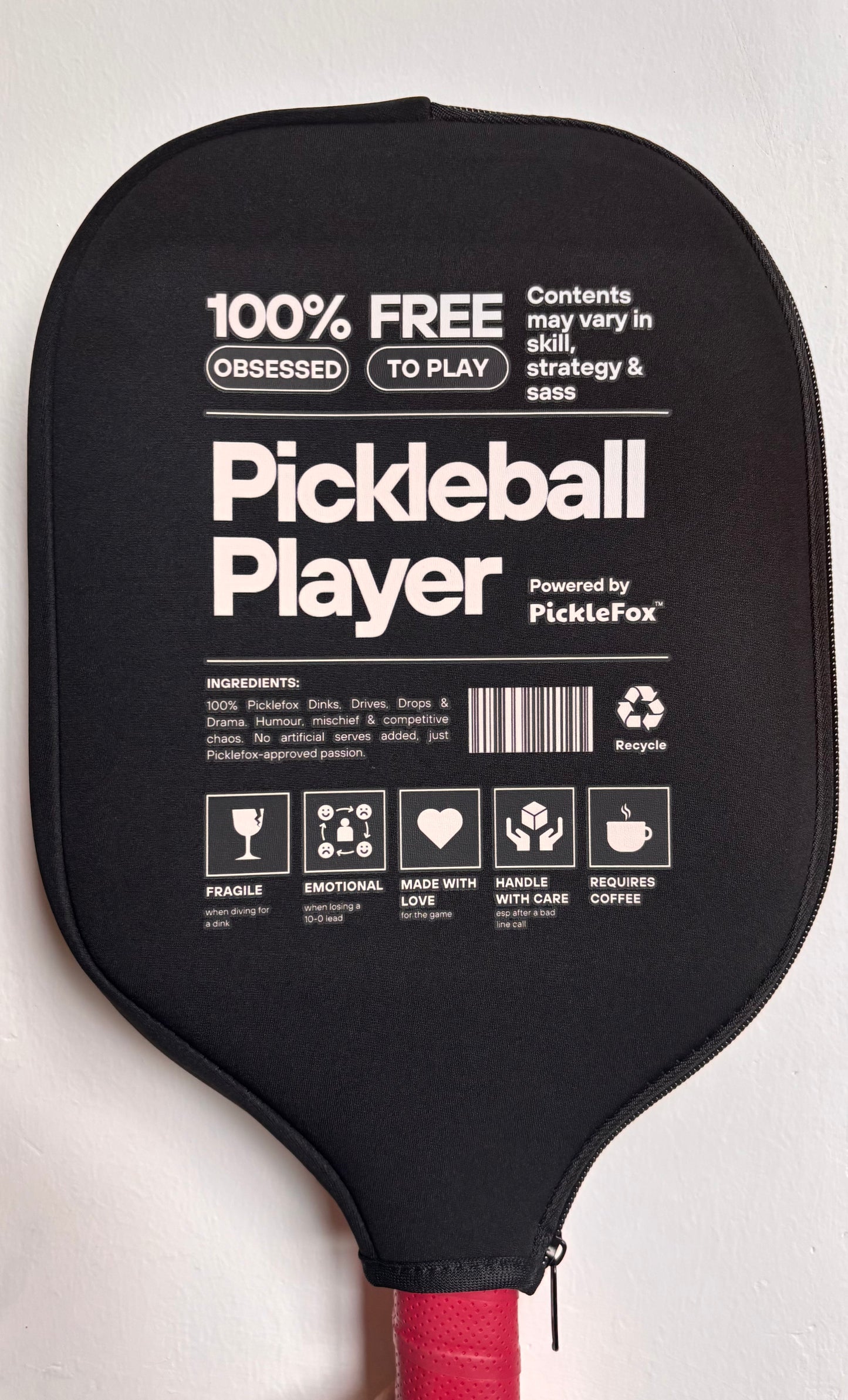Picklefox Neoprene Paddle Cover with cool design, fits all paddles
