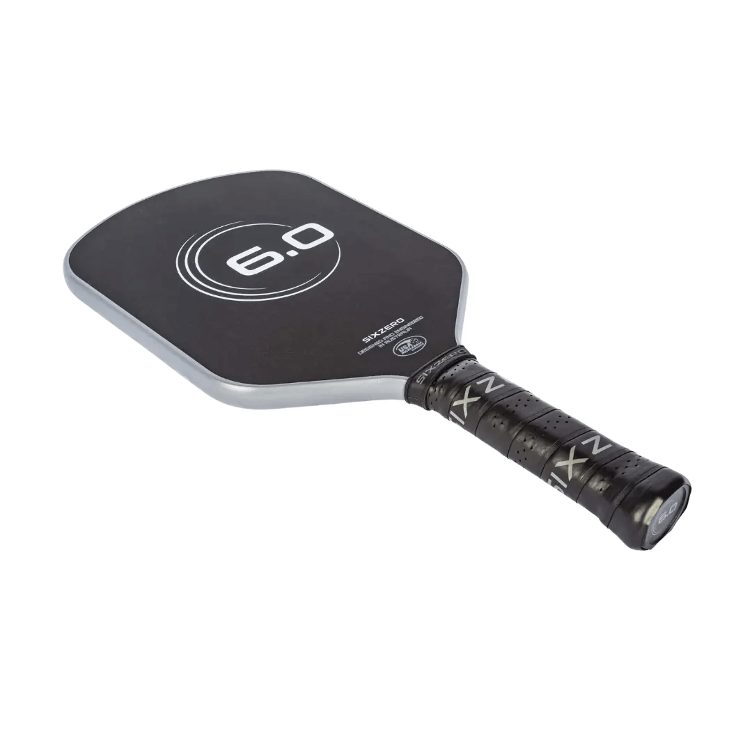 Six Zero Infinity Edgeless Black Diamond Power pickleball paddle for top-notch performance on the court