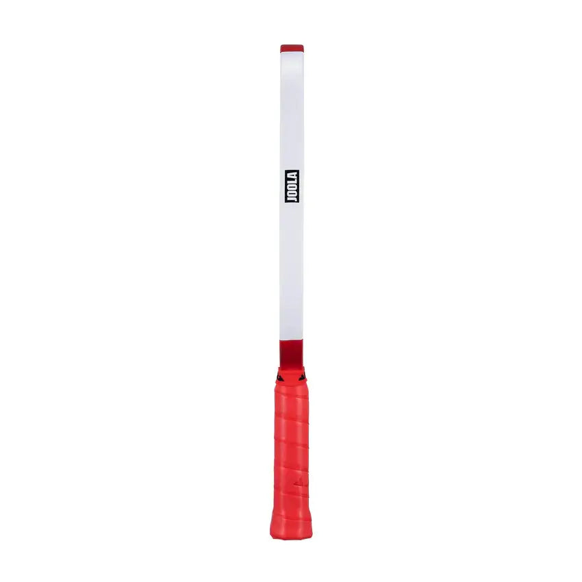 JOOLA Agassi Pro 16mm professional paddle with red handle for precision shot placement and performance.