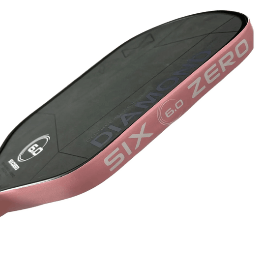 Six Zero paddle with lightweight multidirectional weave edgeguard tape for protection from scrapes and scratches, diamond model shown