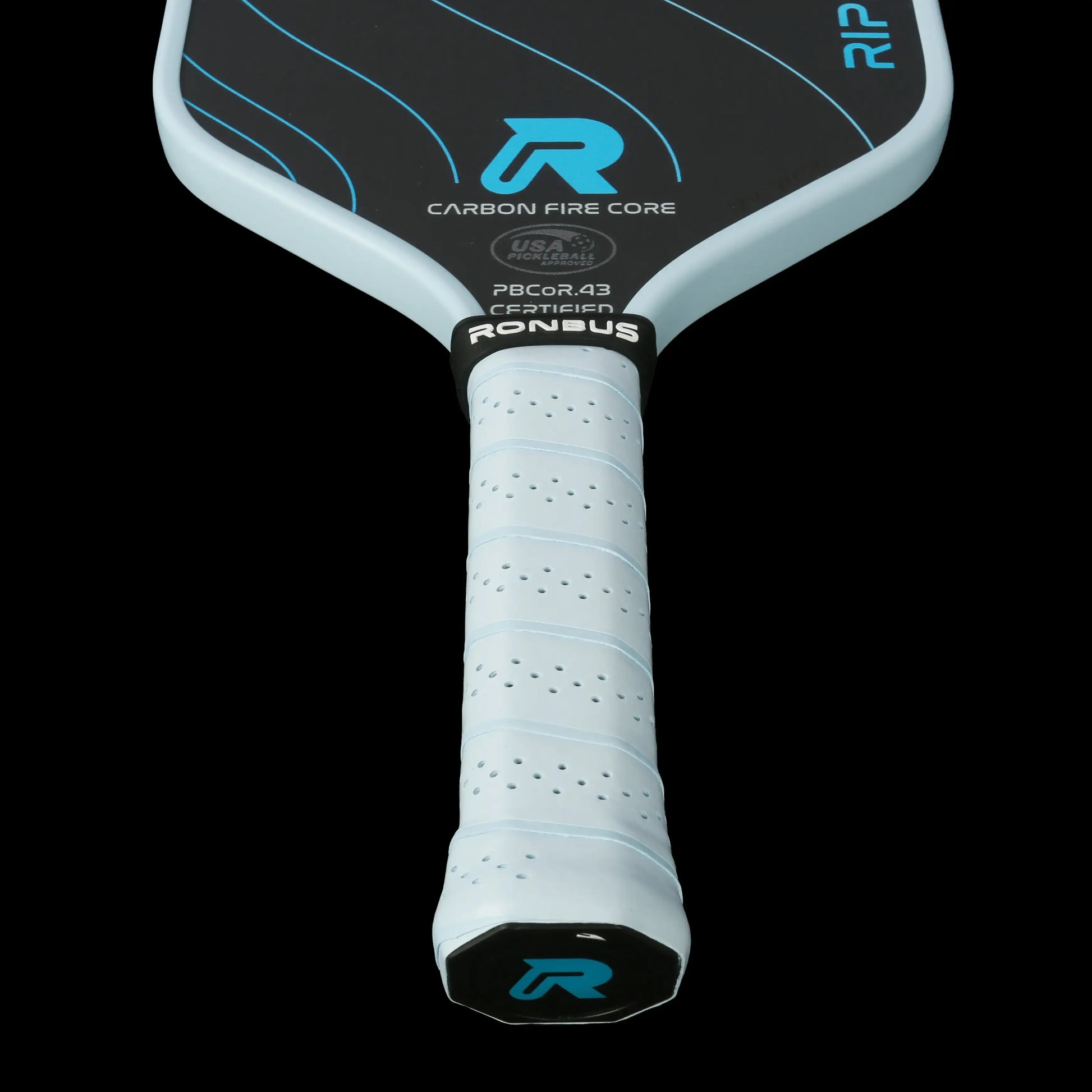 Ronbus Ripple V2 R2.14 paddle showcasing carbon fire core and ergonomic grip design for optimal performance.
