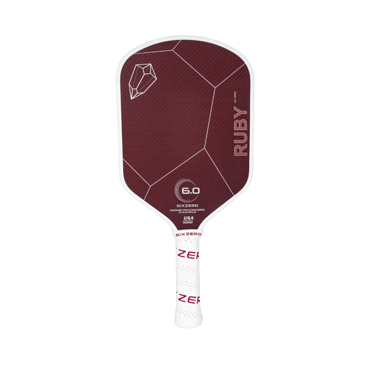 Six Zero Ruby Pickleball Paddle - advanced spin technology for superior control on the court