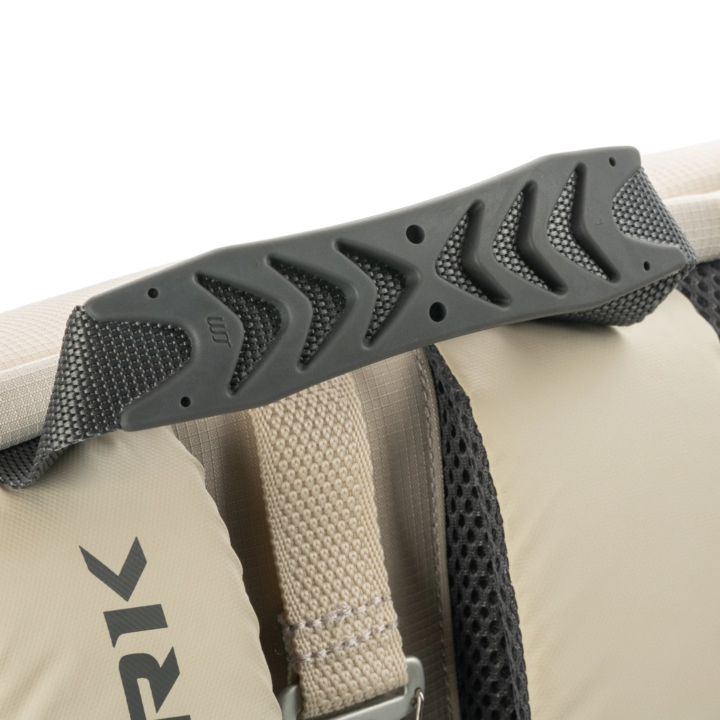 Close-up of Selkirk Pro Line Team Bag backpack strap support featuring ergonomic design for comfort and stability.