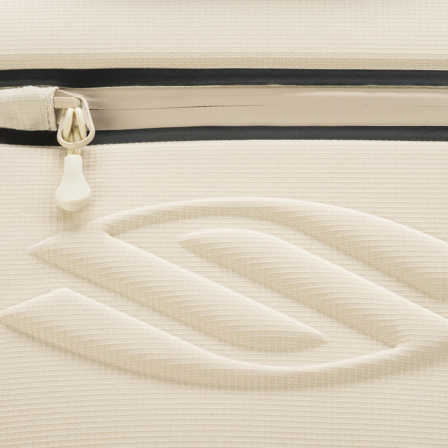 Close-up of Selkirk Pro Line Team Bag showing logo and zipper detail for pickleball backpack.
