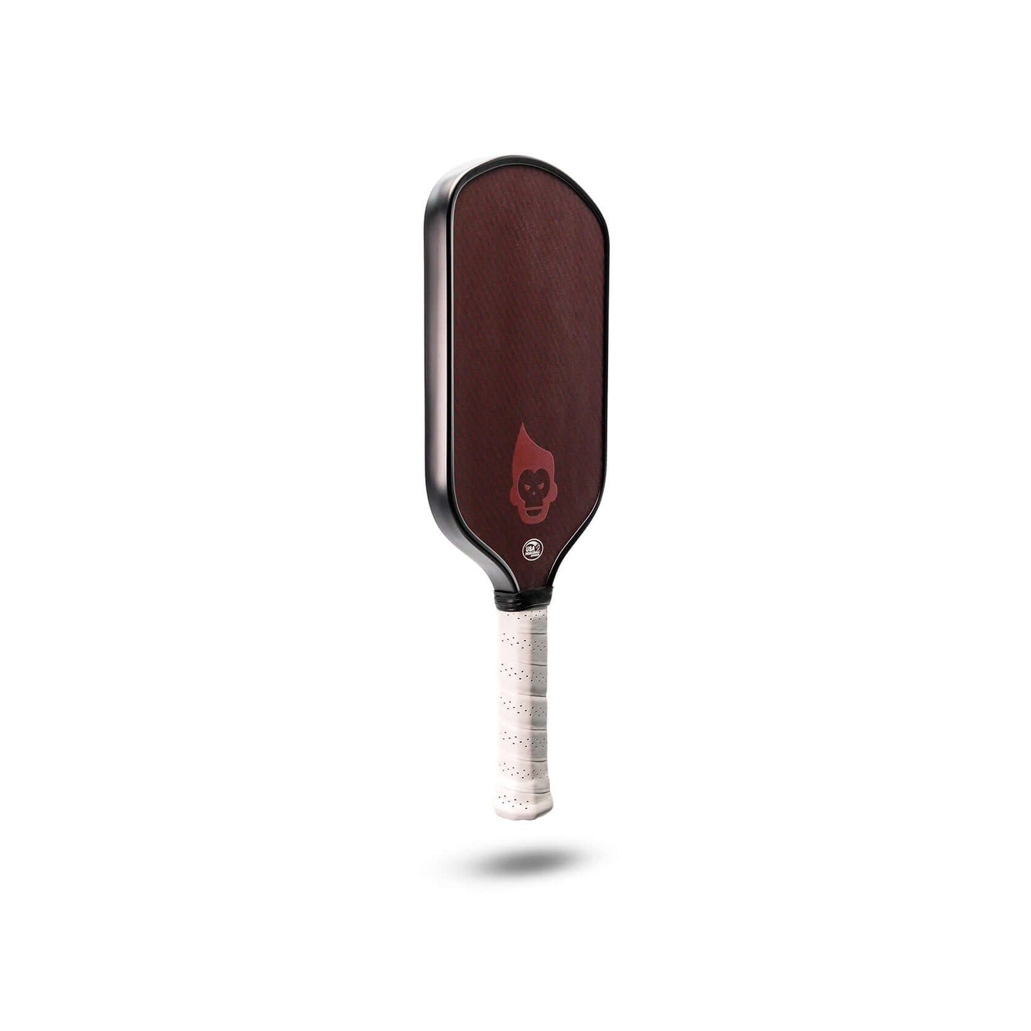 PickleballApes Pro Line Energy paddle with Dynamic Aramid Fiber Surface and elongated handle for enhanced grip and double-handed backhand.