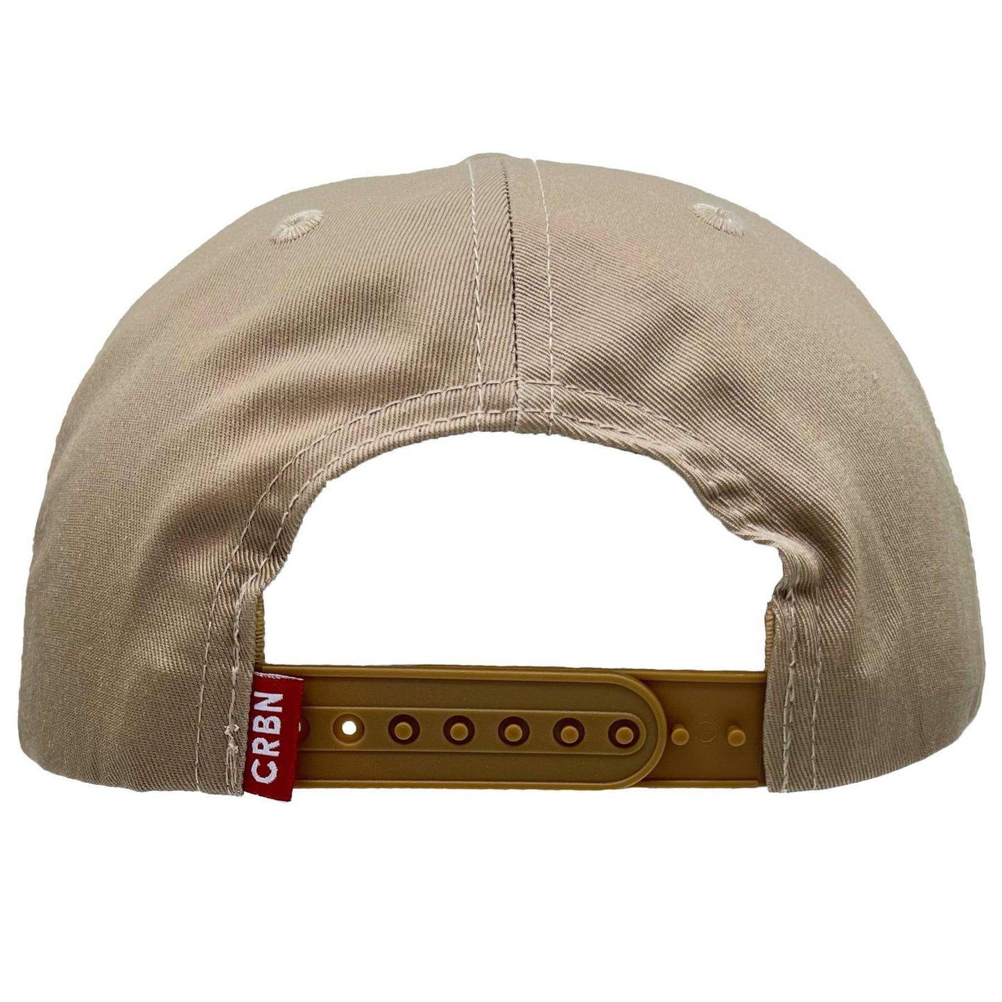 Back view of CRBN Essential Snapback Hat showcasing adjustable snapback closure.