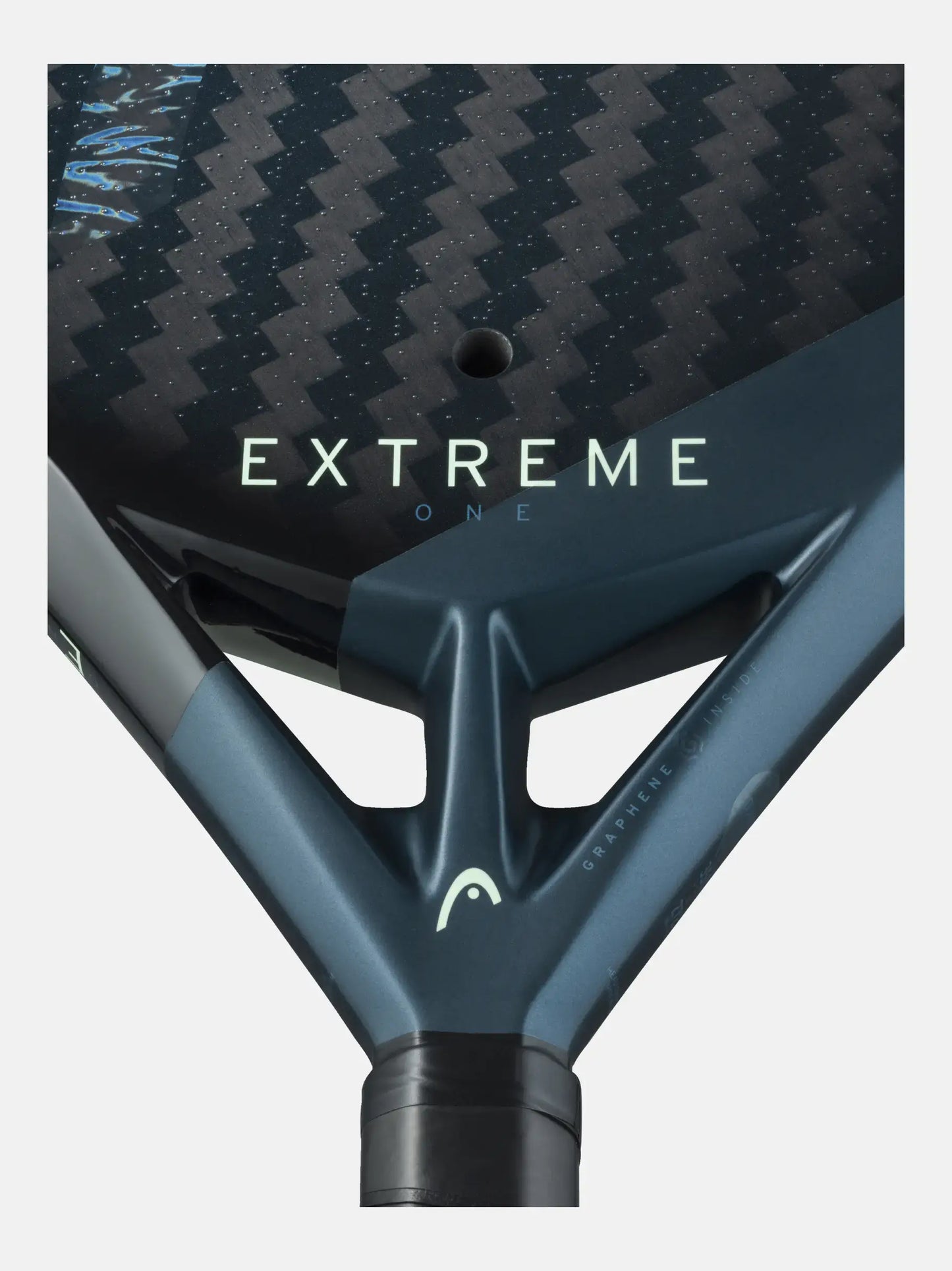 HEAD Extreme One Padel Racquet showing the sleek design and advanced technology for optimal performance.
