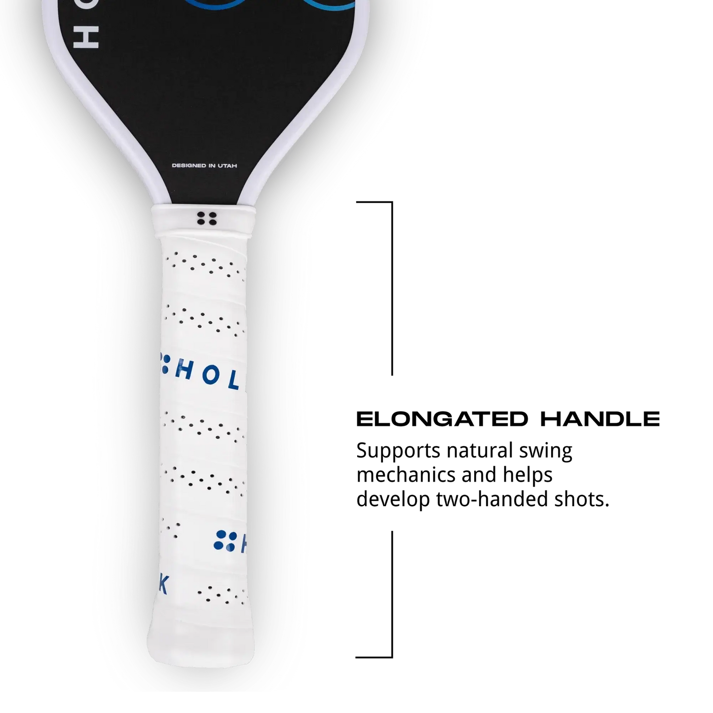 Holbrook Paddle Trainer with T700 carbon fiber surface for enhanced spin control and precision during practice.