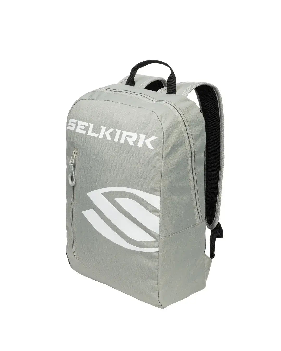 Selkirk Sport Core Line Day Bag in light gray, ideal for pickleball gear and crafted from durable +V11 Max Polyfiber.