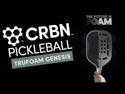 CRBN TruFoam Genesis pickleball paddle showcasing advanced foam technology and modern design.