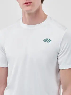 Men's Essentials Sport-Wik Short Sleeve Tee in white, featuring quick-dry and moisture-wicking fabric.