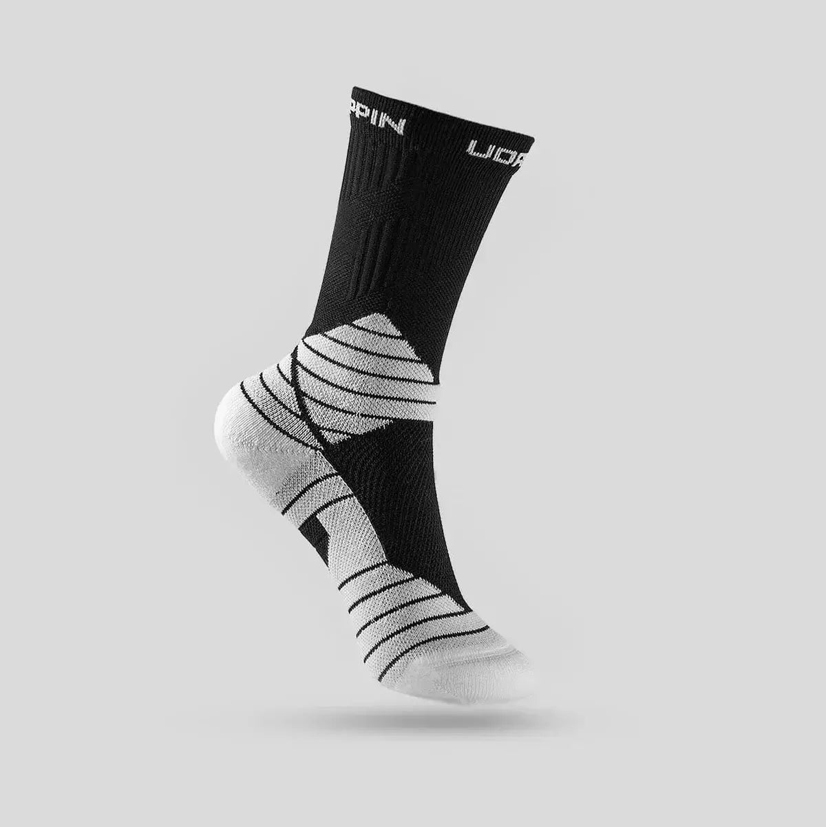 Udrippin CMFRTDrip Socks - Black showcasing a sleek, breathable design for ultimate comfort and performance.