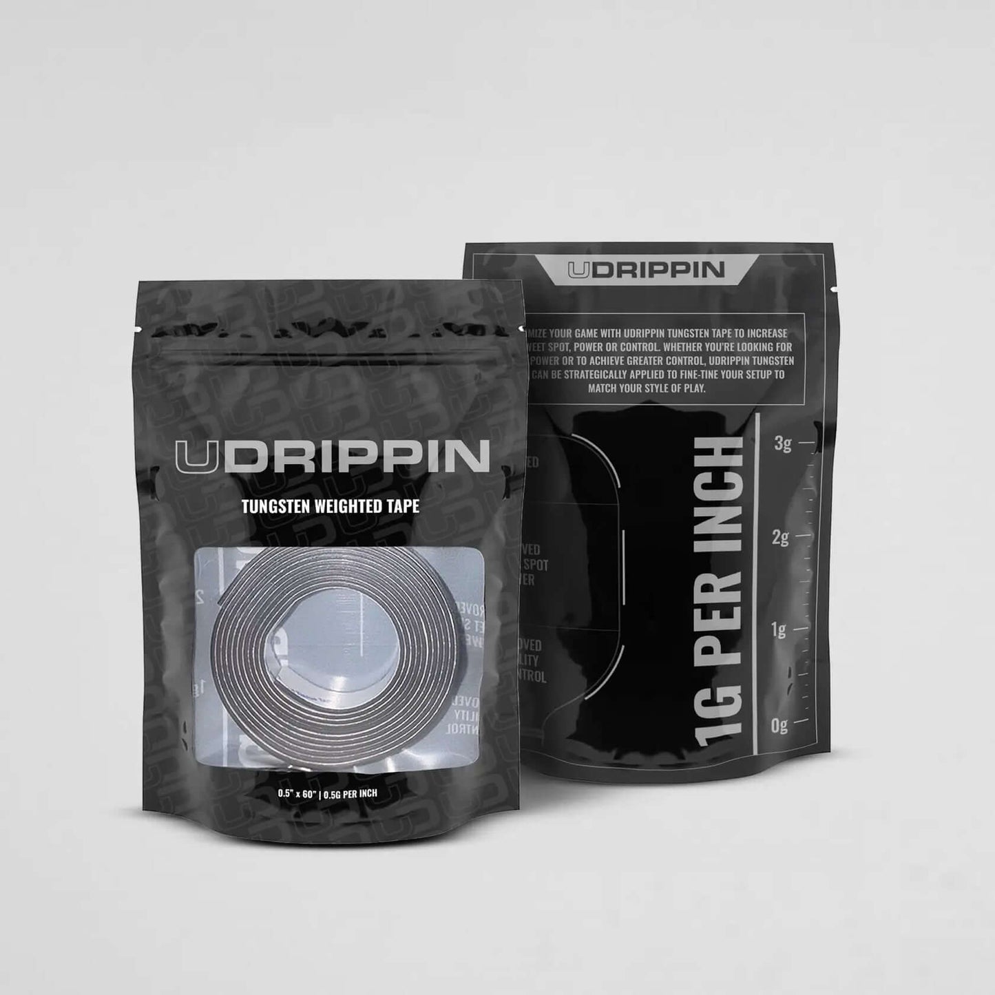 UDRIPPIN Tungsten Tape packaging showcasing precision weighted tape for customizing paddle weight and balance.