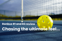 Discover the Ultimate Feel: The Ronbus R1.16 and R3.16 Pickleball Paddles