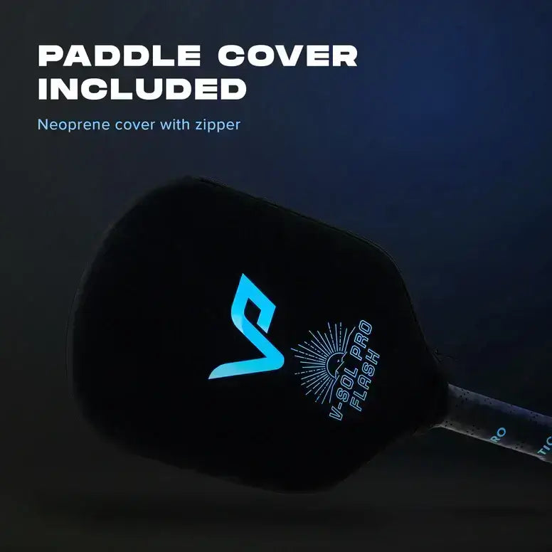 Vatic Pro V-SOL PRO Flash paddle cover included, neoprene cover with zipper for protection.