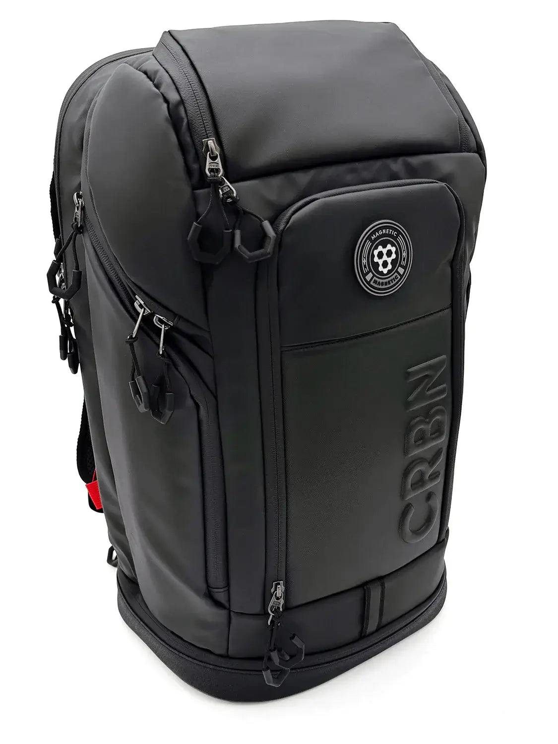 CRBN Pro Team Backpack 2.0, black durable design with multiple compartments for serious players.