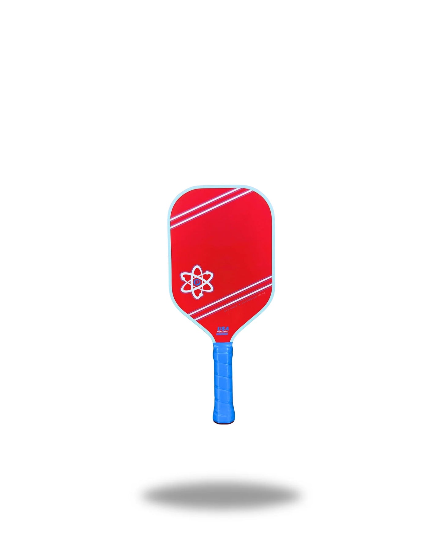 Series One Type A Player Model paddle in red with blue handle, 11mm thickness, pre-order for enhanced performance.