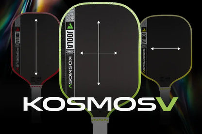 Joola Kosmos Pro V Surge Green (Global) paddles showcasing different sizes and shapes for enhanced gameplay.