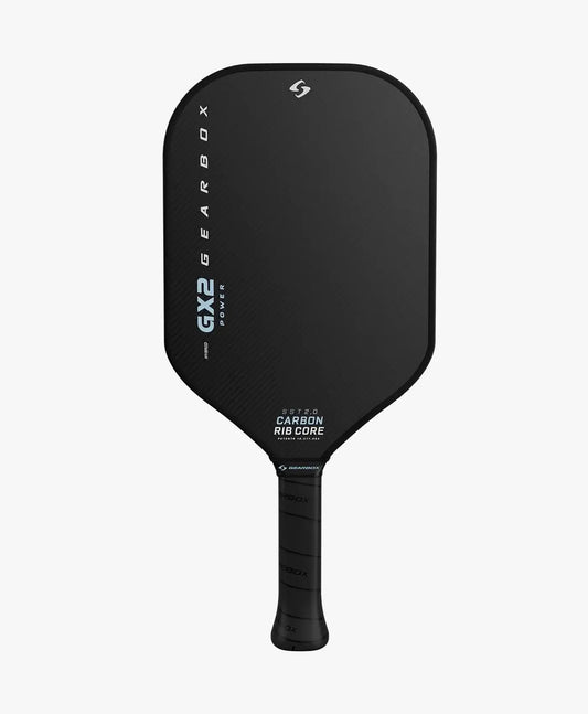 Gearbox GX2 Power Hybrid paddle featuring a carbon rib core for mastered power and precision control.