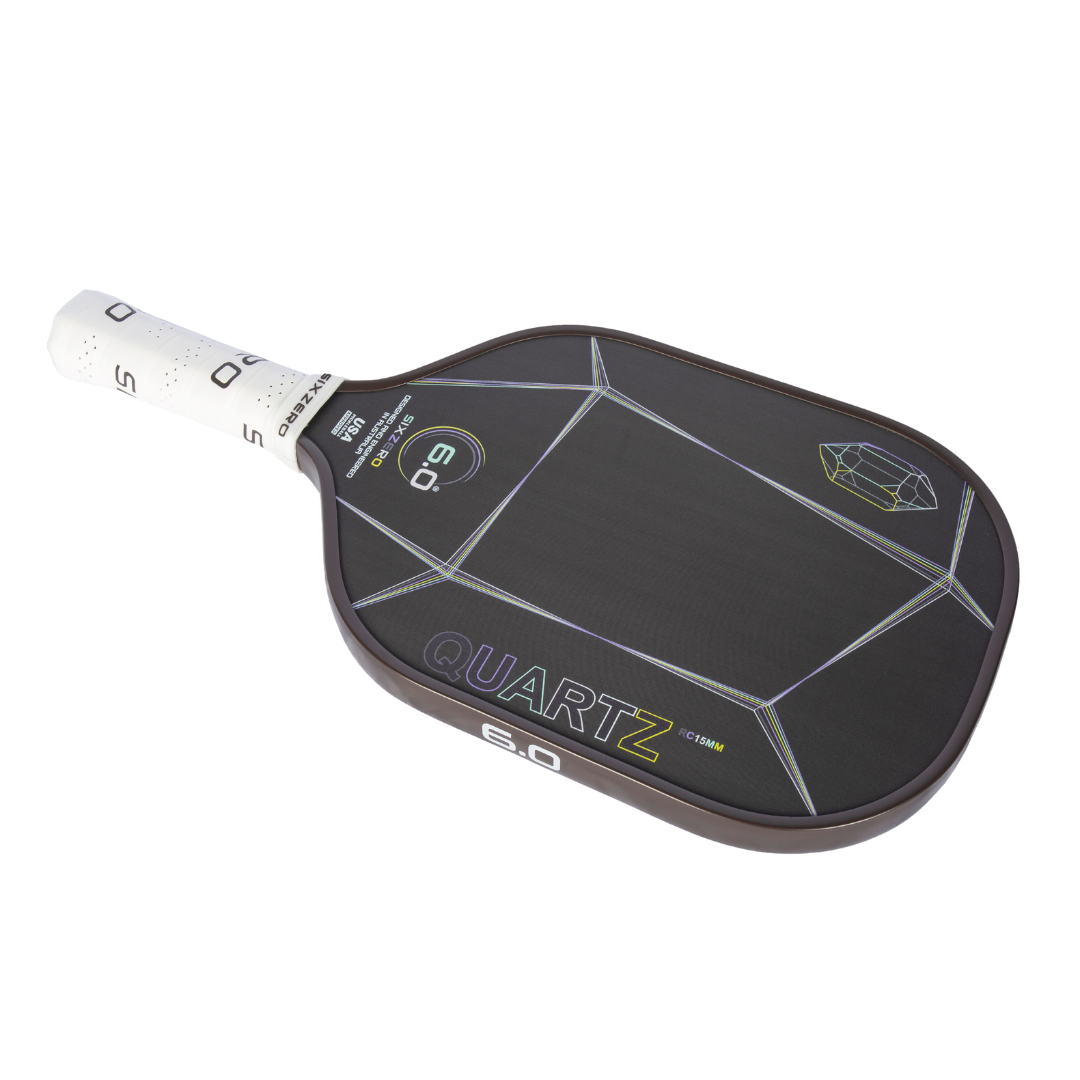 Six Zero Quartz Pickleball Paddle with large sweet spot for enhanced control and power, perfect blend of quality, performance, and affordability