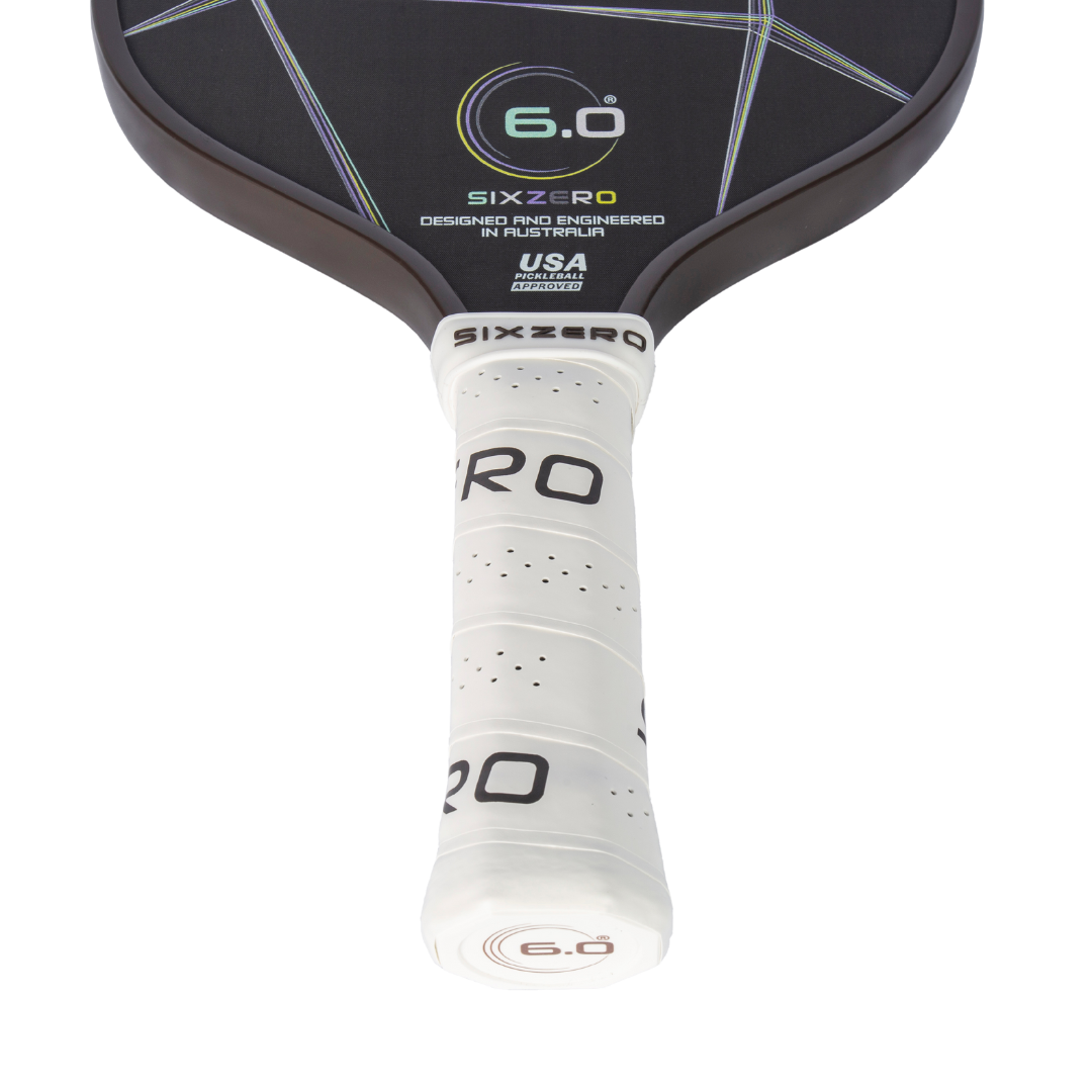 Six Zero Quartz pickleball paddle with large sweet spot offers quality performance, control, and power at an affordable price