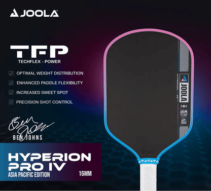 Joola Hyperion Pro IV Asia Colorway (16mm) featuring TechFlex Power technology for optimized performance.