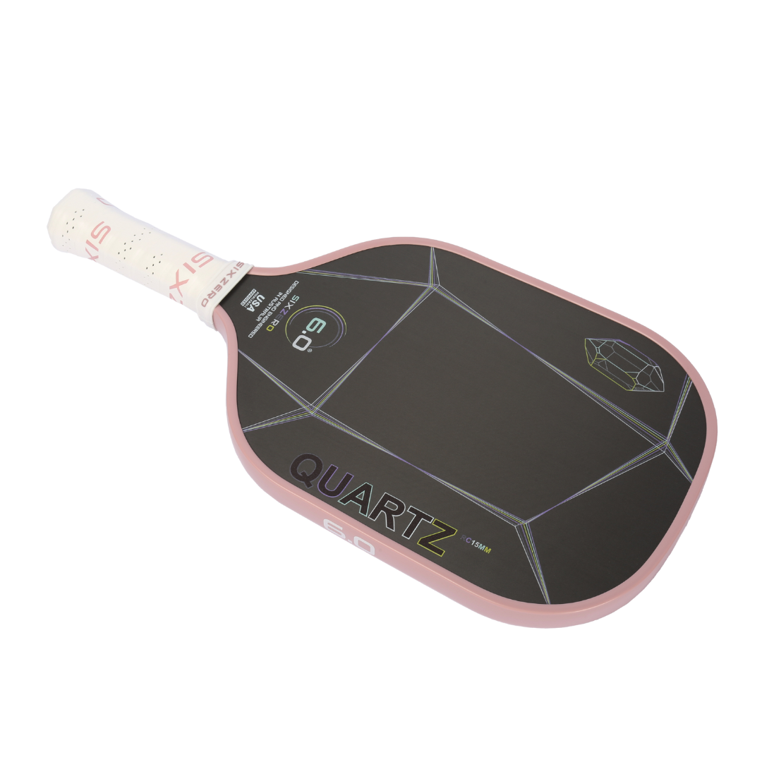 Six Zero Quartz Pickleball Paddle – Affordable, High-Performance Sports Equipment with Large Sweet Spot for Enhanced Control and Power