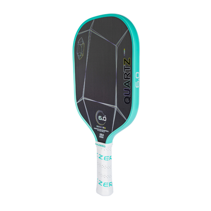 Six Zero Quartz pickleball paddle - quality performance and affordability blend, large sweet spot for enhanced control and power