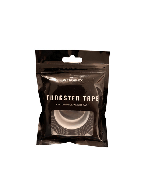 Picklefox Tungsten Tape - 0.5g packaging for customizable paddle weight and performance.