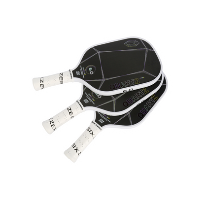 Six Zero Quartz Pickleball Paddles featuring large sweet spot for enhanced control, power, and pop at an affordable price