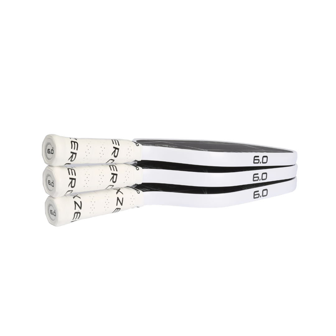 Three Six Zero Quartz pickleball paddles with large sweet spots for improved control and power.