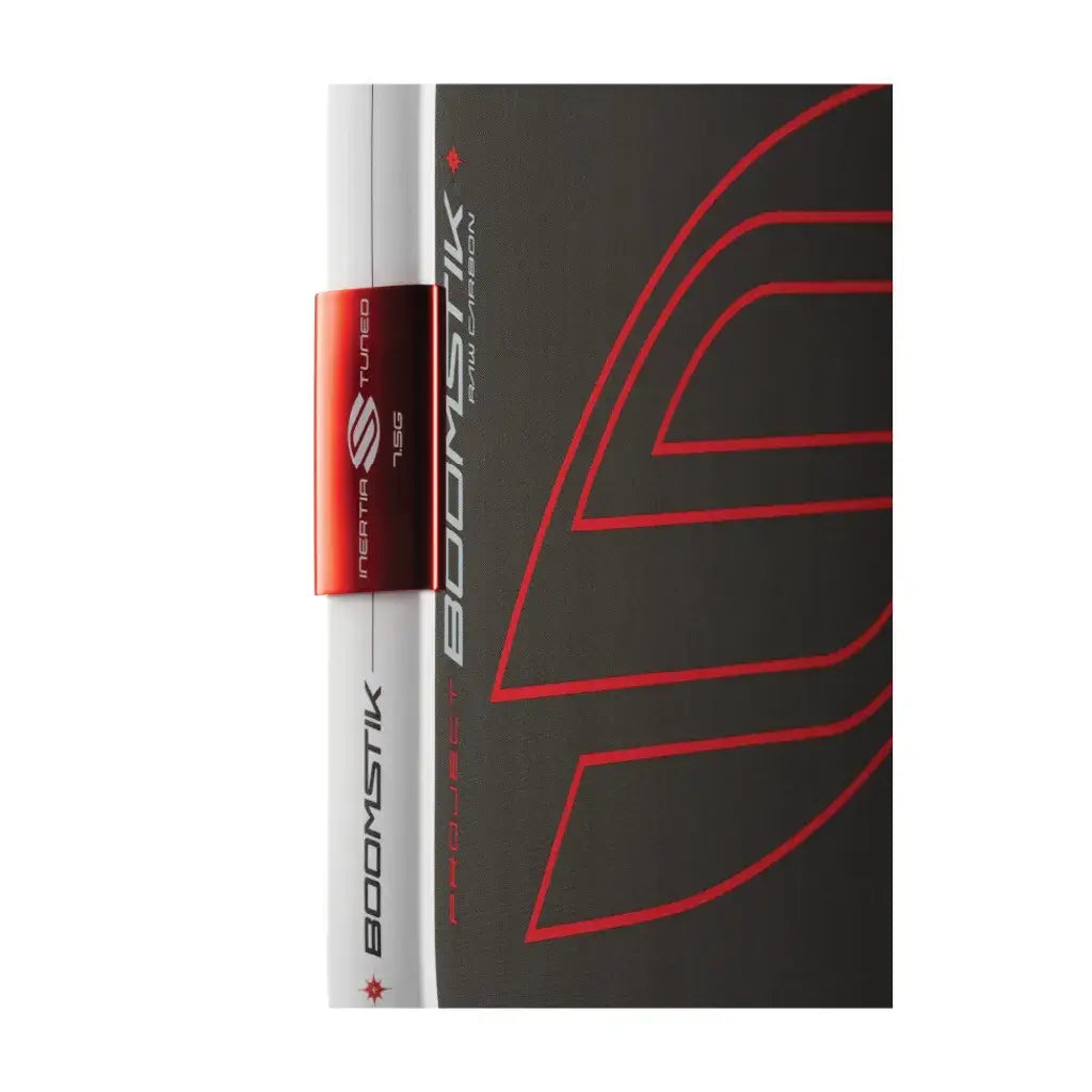 Selkirk LABS Project Boomstik® Raw Carbon [ELONGATED] pickleball racket close-up