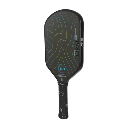 Siz Zero Black Opal paddle showcasing its innovative design and lightweight Carbon Lite frame for elite performance.