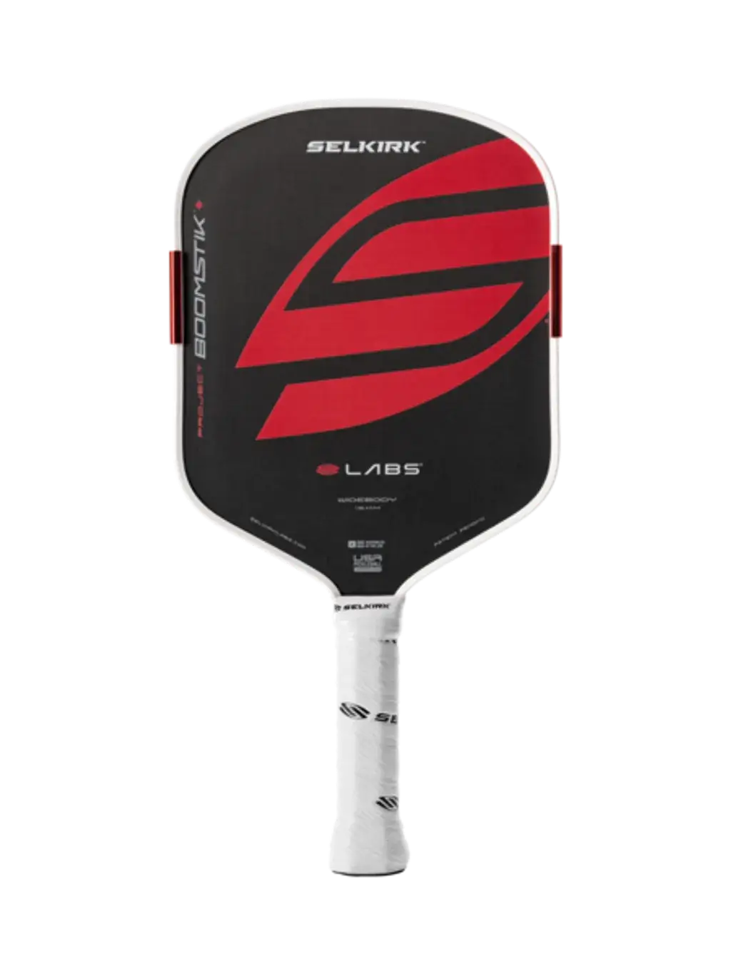 Selkirk LABS Project Boomstik Pickleball Paddle, widebody design with longer handle for enhanced reach and stability.