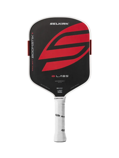 Selkirk LABS Project Boomstik Pickleball Paddle, widebody design with longer handle for enhanced reach and stability.