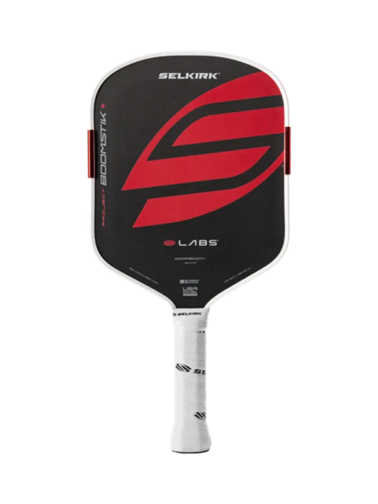 Selkirk LABS Project Boomstik Pickleball Paddle, widebody design with longer handle for enhanced reach and stability.
