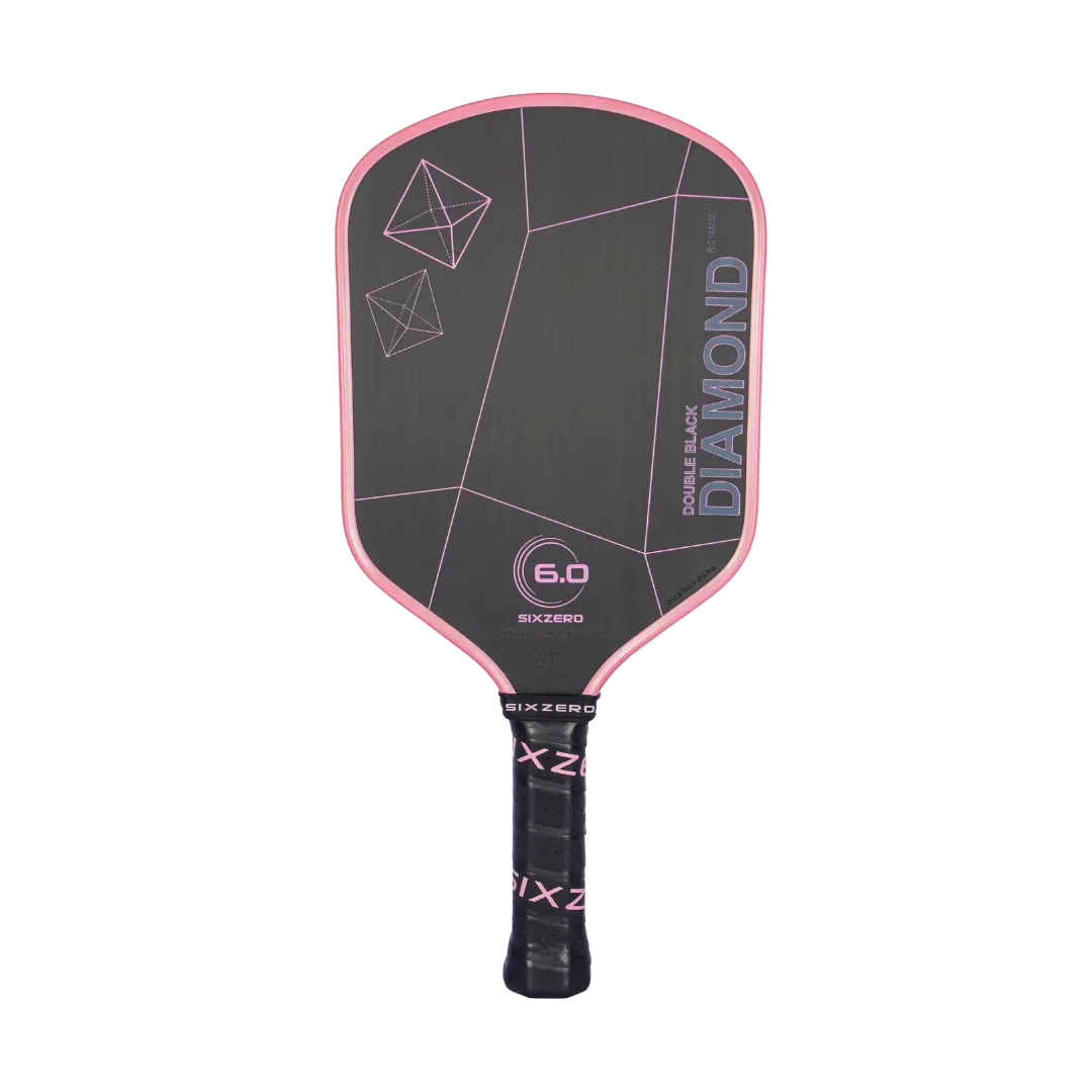 Six Zero Double Black Diamond Control paddle with revolutionary Raw Carbon Technology. Paddle of the Year 2023.