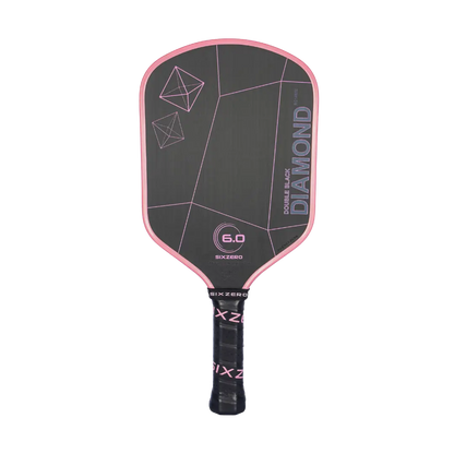 Six Zero Double Black Diamond Control paddle with revolutionary Raw Carbon Technology. Paddle of the Year 2023.